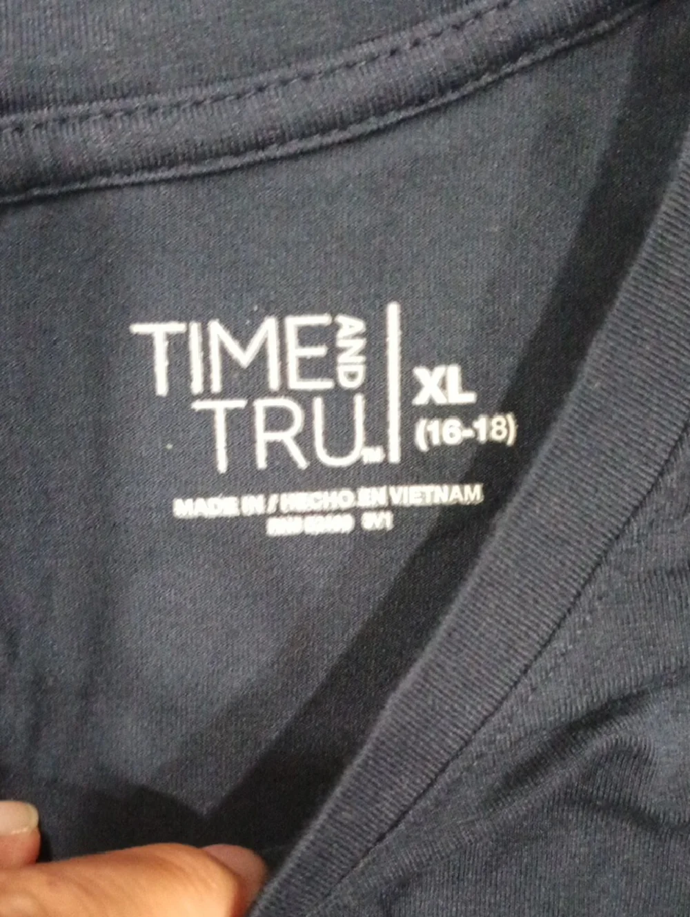 Time and Tru Black and Navy Sleeveless Dresses- Both Included - Picture 2 of 4